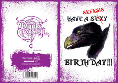 Skeksis Birthday Card | Dark Crystal Greeting Card | Retro Birthday Card