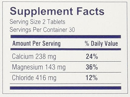 Slow-Mag Magnesium Chloride and Calcium, 60 Tablets Each (Value Pack of 3)