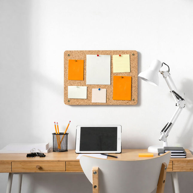 Small Cork Notice & Memo Board | Natural | 450 x 300 x 12 mm