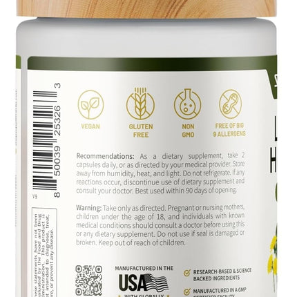 Snap Supplements Liver Health & Detox – 60 Vegetarian Capsules | Liver & Digestive Support