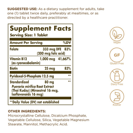 Solgar Women’s Balancing Formula – 120 Servings | Vegan, Kosher, Gluten & Dairy Free