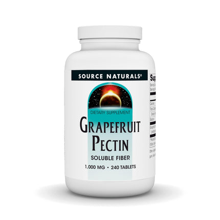 Source Naturals Grapefruit Pectin - 1000 mg Soluble Fiber, 240 Tablets