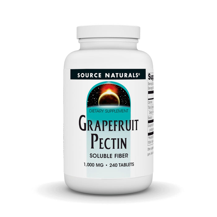 Source Naturals Grapefruit Pectin - 1000 mg Soluble Fiber, 240 Tablets