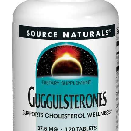 Source Naturals Guggulsterones 37.5 mg – 120 Tablets | Heart & Artery Support