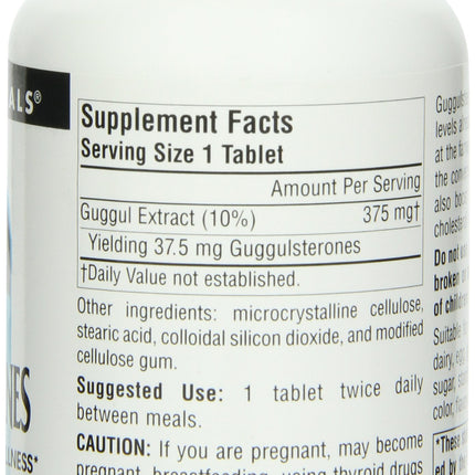 Source Naturals Guggulsterones 37.5 mg – 120 Tablets | Heart & Artery Support