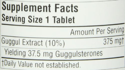 Source Naturals Guggulsterones 37.5 mg – 120 Tablets | Heart & Artery Support