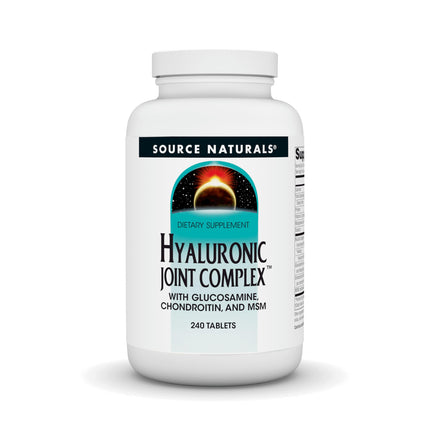 Source Naturals Hyaluronic Joint Complex with Glucosamine, Chondroitin & MSM Extra Strength - 240 Tablets