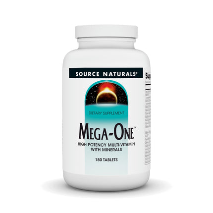 Source Naturals Mega-One Multi-Vitamin with Minerals - 180 Tablets