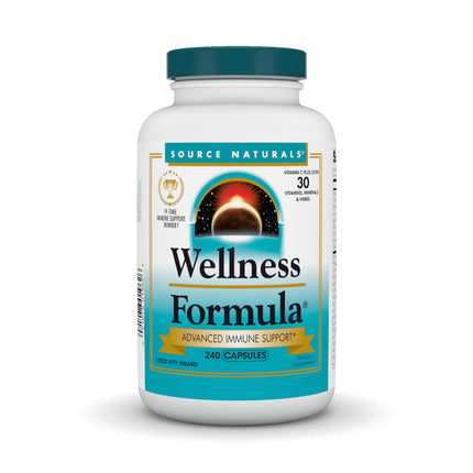 Source Naturals Wellness Formula 240 Capsules – Immune Support