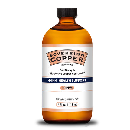 Sovereign Pro-Strength Copper Hydrosol with Silver Hydrosol – 30ppm, 4 oz
