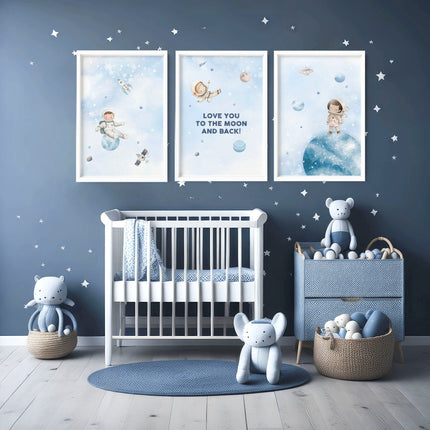 Space Wall Art | Set of 3 wall art prints