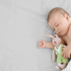 Spacesaver Cot Fitted Sheet 100% Cotton 100x52cm