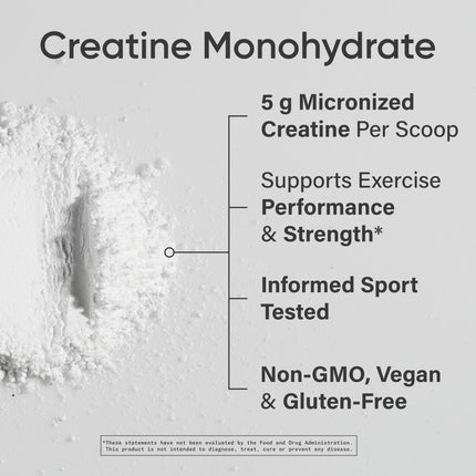 Sports Research Creatine Monohydrate – 5 g Micronized, 10.58 oz