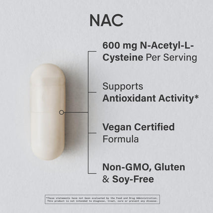 Sports Research N-Acetyl L-Cysteine (NAC) 600mg Veggie Capsules – Lemon Aroma, 2 Pack – Vegan, Non-GMO, Gluten Free