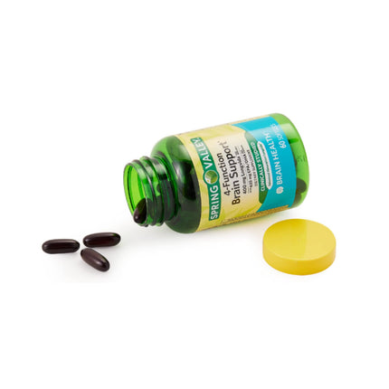 Spring Valley 4-Function Brain Support, 60 Count + STS Sticker