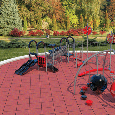 30mm Outdoor Playground Safety Mats