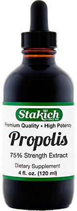 Stakich Propolis Extract (4 Ounce 75%) - High-Potency Propolis Liquid