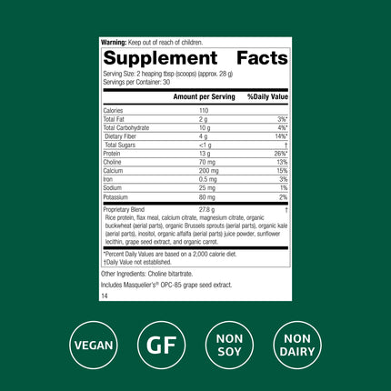 Standard Process SP Complete Dairy-Free Rice Protein Powder – Gut, Liver & Immune Support | Vegan & Gluten-Free | 2 lb