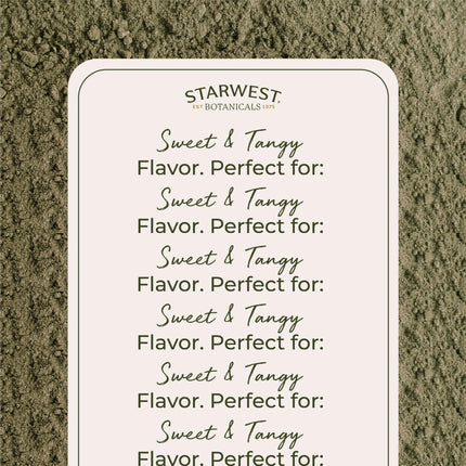 Starwest Botanicals Organic GreenPower Blend - 1 lb Green Superfood Powder | Non-GMO