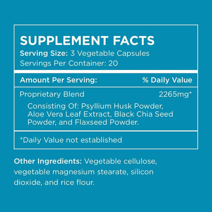 Pure for Men Stay Ready Fiber – Digestive Regularity (60 Vegan Capsules)