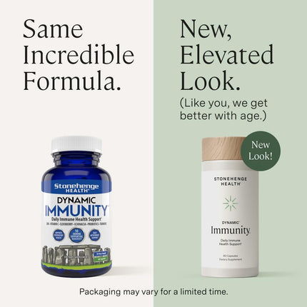 Stonehenge Health Dynamic Immunity – 10-in-1 Immune Support, 60 Capsules
