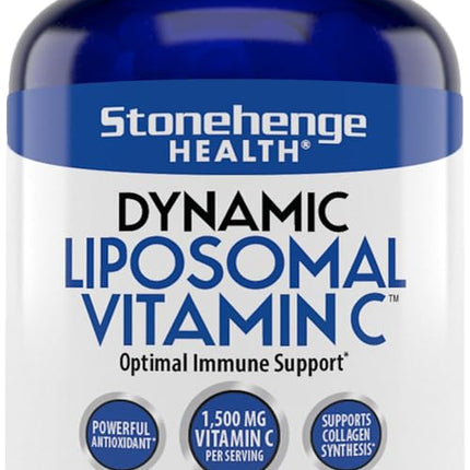 Stonehenge Health Dynamic Liposomal Vitamin C 1500mg – 90 Capsules | PureWayC Liposomal Vitamin C