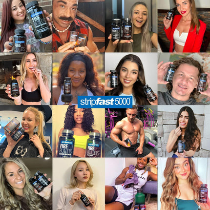 Stripfast5000 Night Bullet Capsules for Women and Men – 60 Count