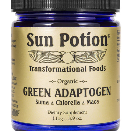 Sun Potion Green Adaptogen Powder 111g | Activate Energy & Balance