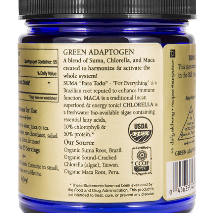 Sun Potion Green Adaptogen Powder 111g | Activate Energy & Balance