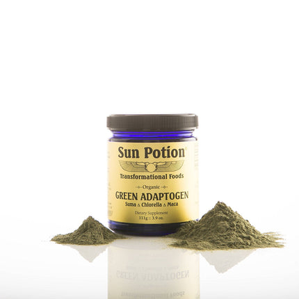 Sun Potion Green Adaptogen Powder 111g | Activate Energy & Balance