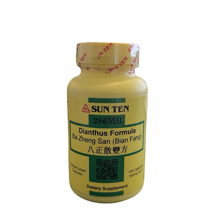 Sun Ten - Dianthus Formula Capsules Ba Zheng San (八正散變方) - 100 Capsules, 500mg Each