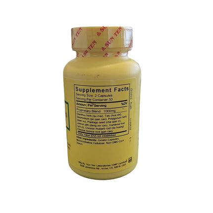 Sun Ten - Dianthus Formula Capsules Ba Zheng San (八正散變方) - 100 Capsules, 500mg Each