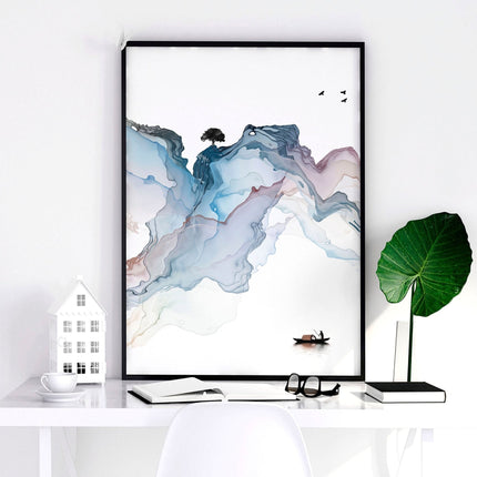 Art prints set of 3 | Japanese Sunset art prints