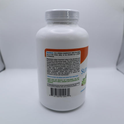 Super Magnesium Supplement – 5-Form Chelated Magnesium | Bone, Muscle & Nerve Support | Vegan & Non-GMO | 250 Tabs