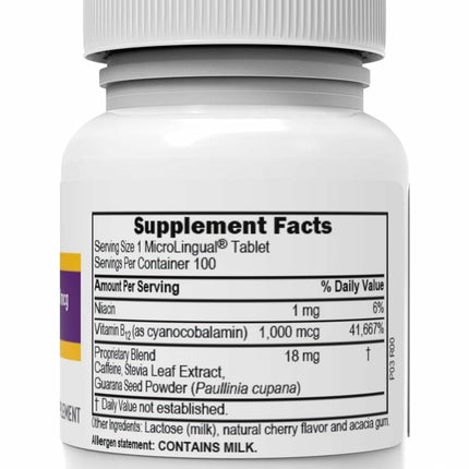 Superior Source B-12 1000 mcg Quick Energy Burst - MicroLingual Tablets (Pack of 2) - Non-GMO & Gluten-Free
