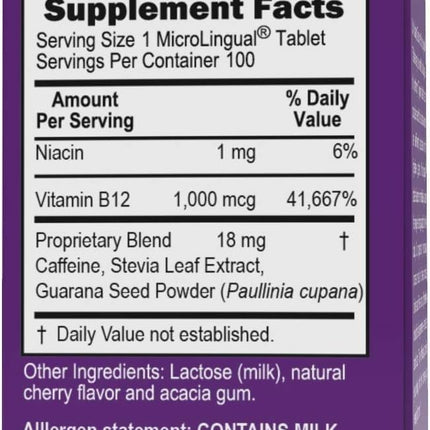 Superior Source B-12 1000 mcg Quick Energy Burst - MicroLingual Tablets (Pack of 2) - Non-GMO & Gluten-Free