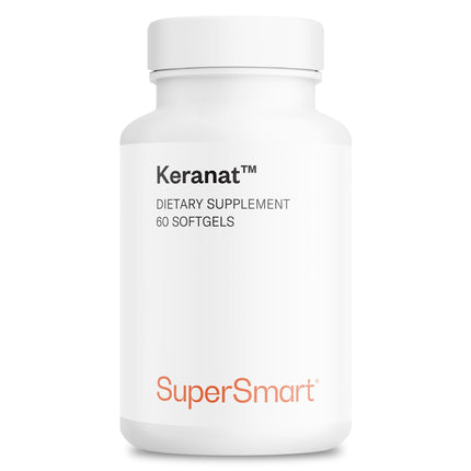 Supersmart Keranat — Advanced Biotin Hair Supplement for Growth & Volume | Non-GMO, Gluten Free | 60 Softgels