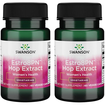 Swanson Estro8Pn Hop Extract 10 mg – 60 Veg Caps (2 Pack)