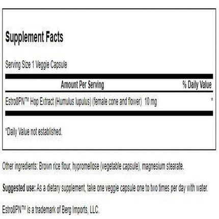 Swanson Estro8Pn Hop Extract 10 mg – 60 Veg Caps (2 Pack)
