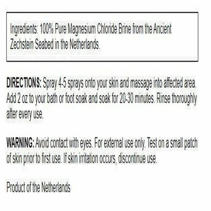 Swanson Magnesium Oil Spray Zechstein Magnesium Soothes Muscles Nourishes Skin Stress Relief Sleep Rapid Absorption Dr. Barbara Hendel's Formula 8 fl oz (237 ml) Liquid (Pack of 2)