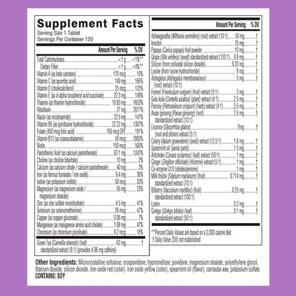Swisse Daily Multivitamin for Women | 47 Vitamins, Antioxidants & Adaptogens
