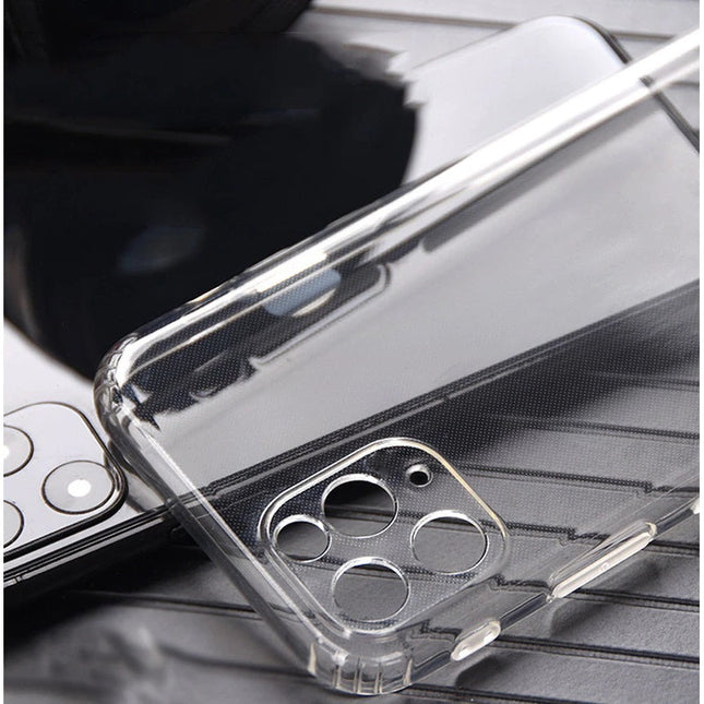 Soft TPU Clear Case with Dust Plug - For iPhone 15 Plus