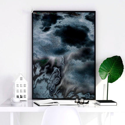 Teal Coloured Wall Art | set of 3 framed wall art prints