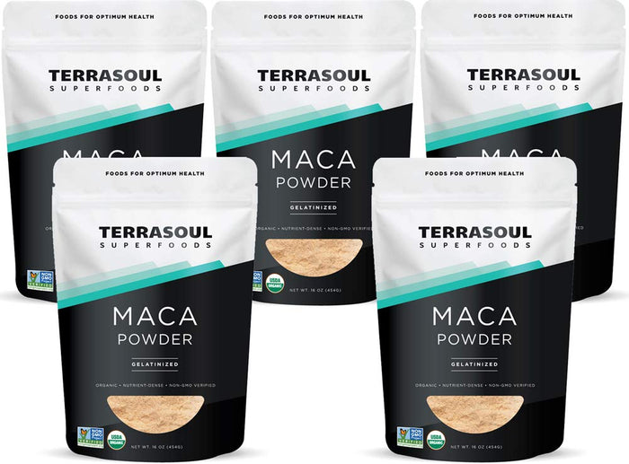 Terrasoul Superfoods Organic Gelatinized Maca Powder, 5 Lbs - Premium Quality | Supports Increased Stamina & Energy | Gelatinized for Easy Digestion