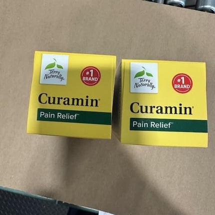 Terry Naturally Curamin – Curcumin for Circulation & Endorphin Support (60 Caps x 2)