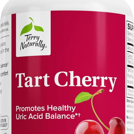 Terry Naturally Tart Cherry – Antioxidant Support for Uric Acid & Joint Health | 120 Capsules
