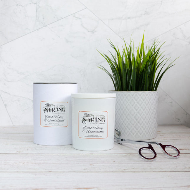 Dark Honey & Sandalwood - Large Candle