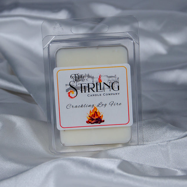Crackling Log Fire - Wax Melt Clamshell