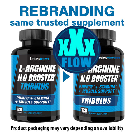 THELABSMENCO L-Arginine Nitric Oxide for Men – Blood Flow, Endurance, Two-Month Supply