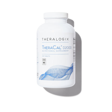 Theralogix TheraCal D2000 — Bone Health Supplement with Calcium, D3, K2 | 360 Tablets, 90-Day Supply, NSF Certified